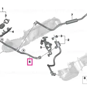 Reducere extra Fuel Tank Breather Line - BMW