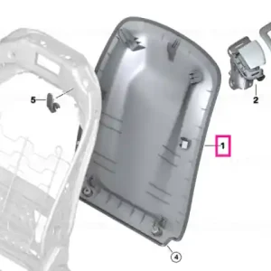 Rear panel ELFENBEINWEISS - BMW Cumpărături sigure