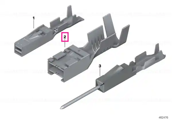 Livrare gratuită Bucșă contact MCON 2.8 etanșare fir 0,5 MM² AG - BMW