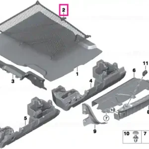 Storage net for trunk floor - BMW Chilipir