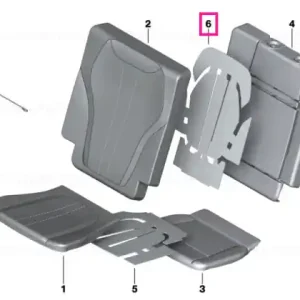 Heating element backrest, left - BMW Livrare rapidă