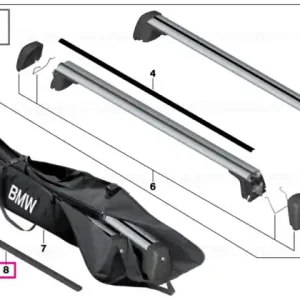 Suport/inaltator bare transversale - BMW X4 G02 F98M, X6 G06 F96M Calitate înaltă
