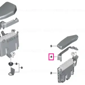 Pull-down tensioner, left - BMW Retur gratuit