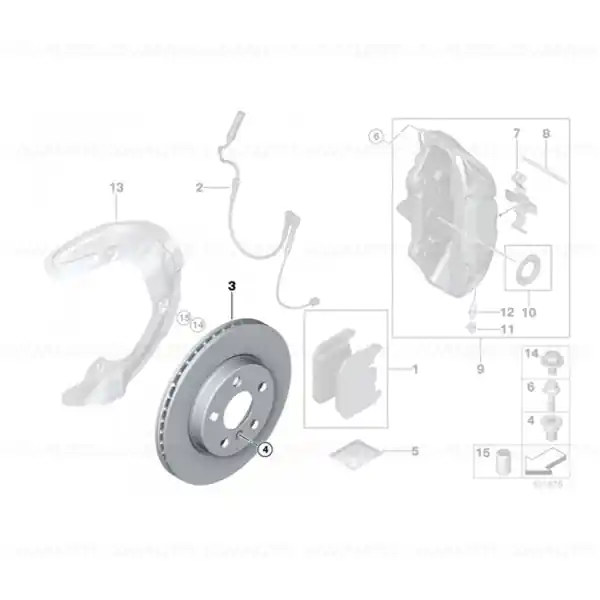 Cumpărături sigure Brake disc, lightweight, ventilated 360X30 - BMW