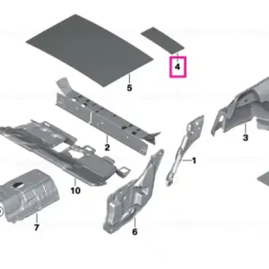Comandă acum Sound insulating roof rear - BMW
