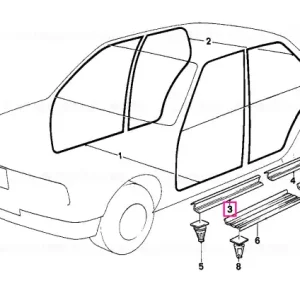 Sill strip front ULTRAMARIN - BMW Cumpără acum