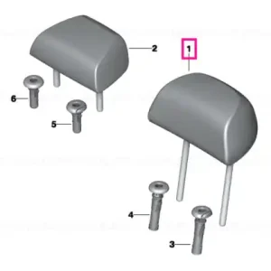 Headrest, leather, outer LCB8 TERRA - BMW Reducere de preț