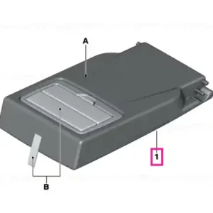 Cumpărături sigure Armrest, leather, rear middle INDIVIDUAL - BMW