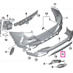 Reduceri Underride protection rear primed - BMW