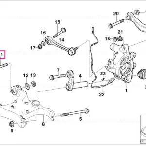 Eccentric bolt M14X105-10.9 - BMW Popular