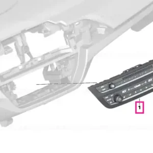 Kit reparație panou radio și A/C - BMW Disponibil imediat