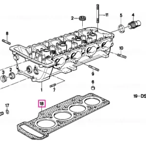 Reducere de preț Garnitură chiulasă 2,5L 95,8MM - BMW