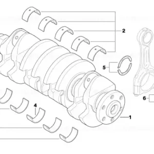 Preferatul clienților Cuzinet verde 1,843-1,849MM - BMW - Mini
