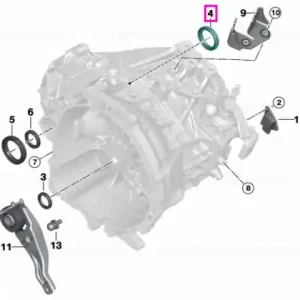 Garnitura etansare radiala arbore iesire cutie transfer, stanga, 50×68 mm - BMW Seria 2 F45 F46, X1 F48, X2 F39 - Mini Clubman F54, Countryman F60 Preț mic