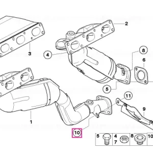 Șurub hexagonal cu flanșă M8X16MM - BMW Noutate