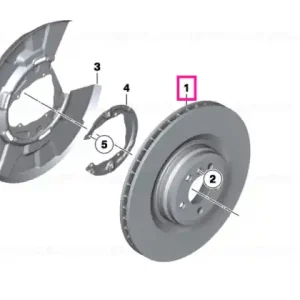 Disc frână ventilat 402X30 - BMW Livrare rapidă