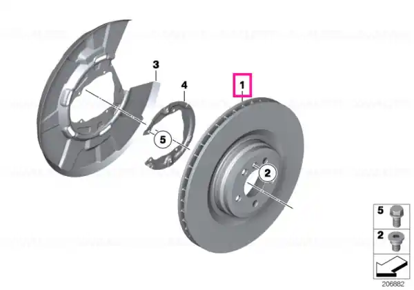 Disc frână ventilat 402X30 - BMW Livrare rapidă