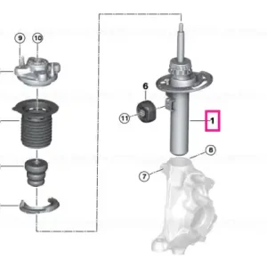 Left front spring strut - BMW Ofertă specială