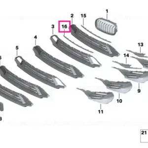 Cumpără online Banda trim centru LUXURY - BMW