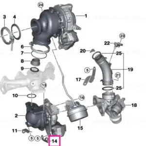 Suport turbocompressor - BMW Bestseller
