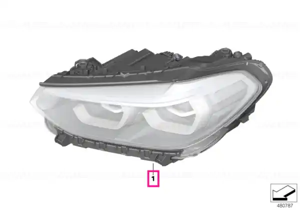 Reduceri Headlight, LED technology, right - BMW