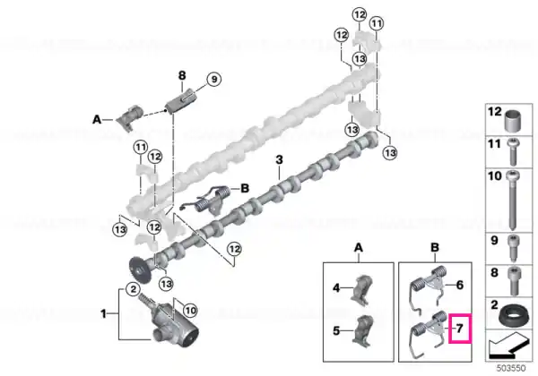 Preț promoțional Torsion spring (L-shaped contour) - BMW