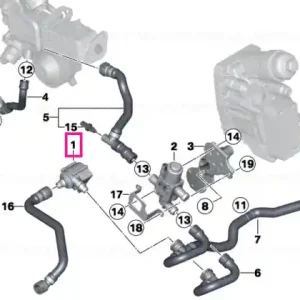 Reducere extra Auxiliary water pump - BMW