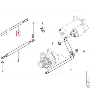 Battery cable, negative - BMW Super ofertă