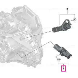 Rotational-speed sensor, input 7DCT300 - BMW Popular
