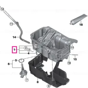 Oil pan - BMW - Mini Expediere rapidă