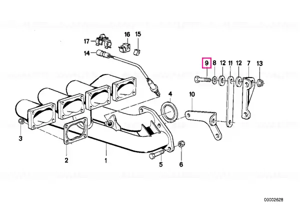 Fit bolt M8 K11X35 - BMW Reducere de preț