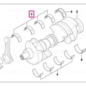 Lichidare de stoc Cuzinet lagăr verde 70,00MM(0) - BMW