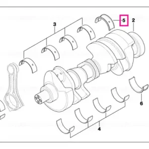 Guide-bearing shell green 70,00MM(0) - BMW Disponibil imediat