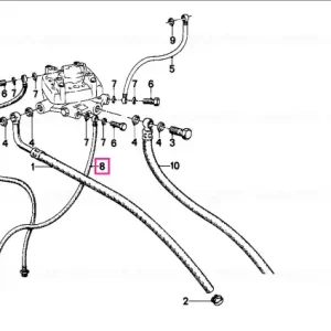 Expediere rapidă Fuel return line - BMW