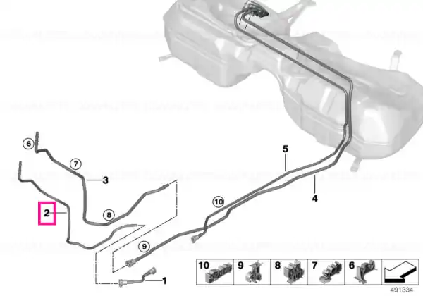 Front fuel feed line - BMW Reduceri