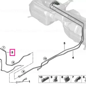 Front fuel return line - BMW Discount