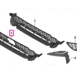 Ieftin Grille, middle bottom - BMW
