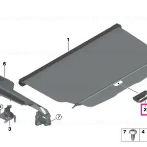Handle SCHWARZ - BMW Nu rata