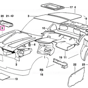 Sound insulating engine hood - BMW Livrare rapidă