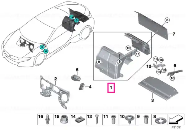 Livrare gratuită Sound insulation set - BMW