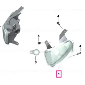 Front left turn indicator - BMW Motorrad Reduceri
