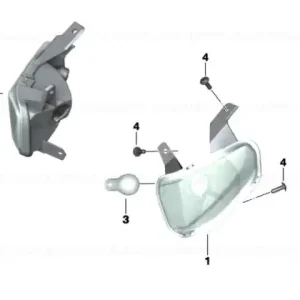 Cel mai bun preț Front right turn indicator - BMW Motorrad