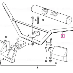 Plată sigură Handlebar, heated grip, chrome - BMW Motorrad