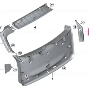 Ornament profil ploaie stanga - BMW Bestseller
