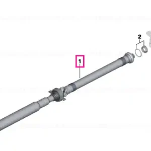Premium Arbore transmisie L=1470MM - BMW