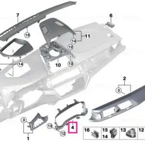 Ornament ceasornic bord - BMW Discount