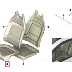 Ofertă specială Husa scaun dreapta ARAGAZGRAU - BMW