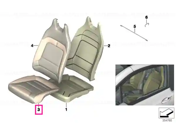 Ofertă specială Husa scaun dreapta ARAGAZGRAU - BMW
