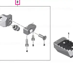 Cumpără online Footrest joint right HP - BMW Motorrad