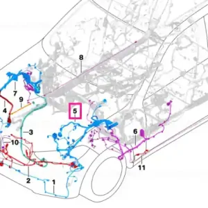 Front left repair wiring set - BMW Reducere de preț